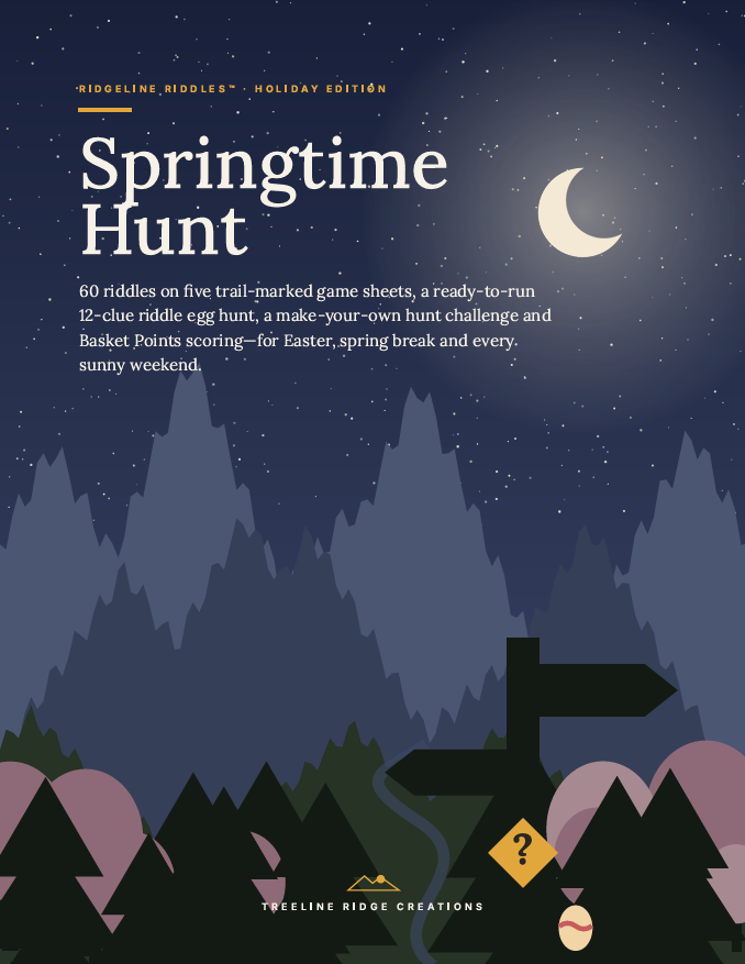 Ridgeline Riddles Springtime Hunt holiday edition cover