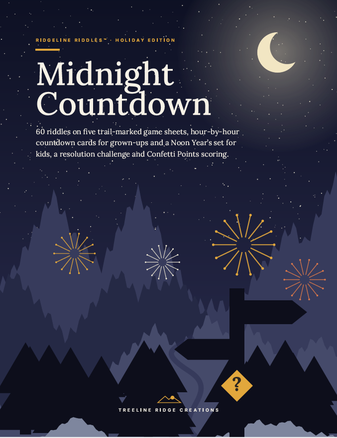 Ridgeline Riddles Midnight Countdown holiday edition cover