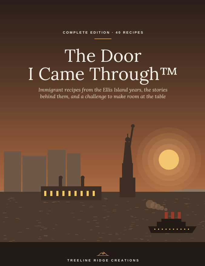 The Door I Came Through™ | Printable Ellis Island-Era Cookbook