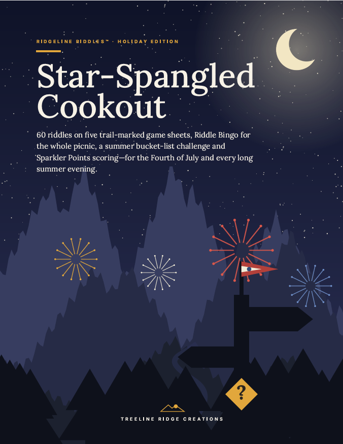 Ridgeline Riddles Star-Spangled Cookout holiday edition cover