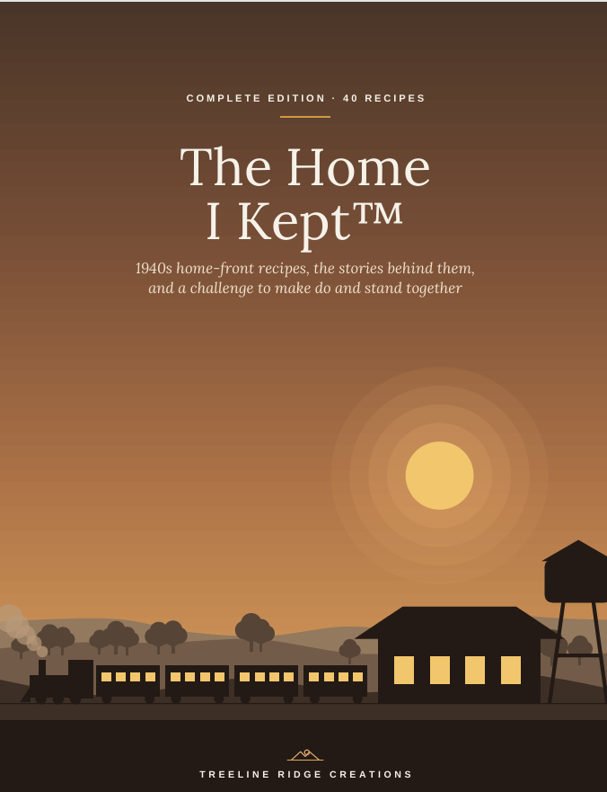 The Home I Kept™ | Printable 1940s Home-Front Cookbook